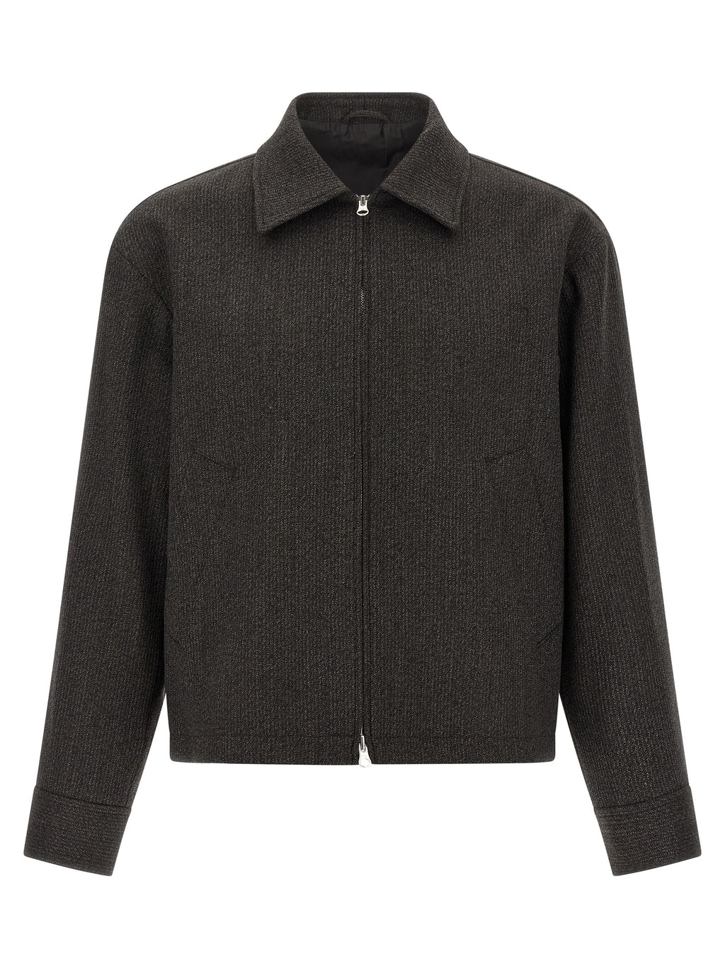 MFPEN Brown Wool Full-Length Jacket