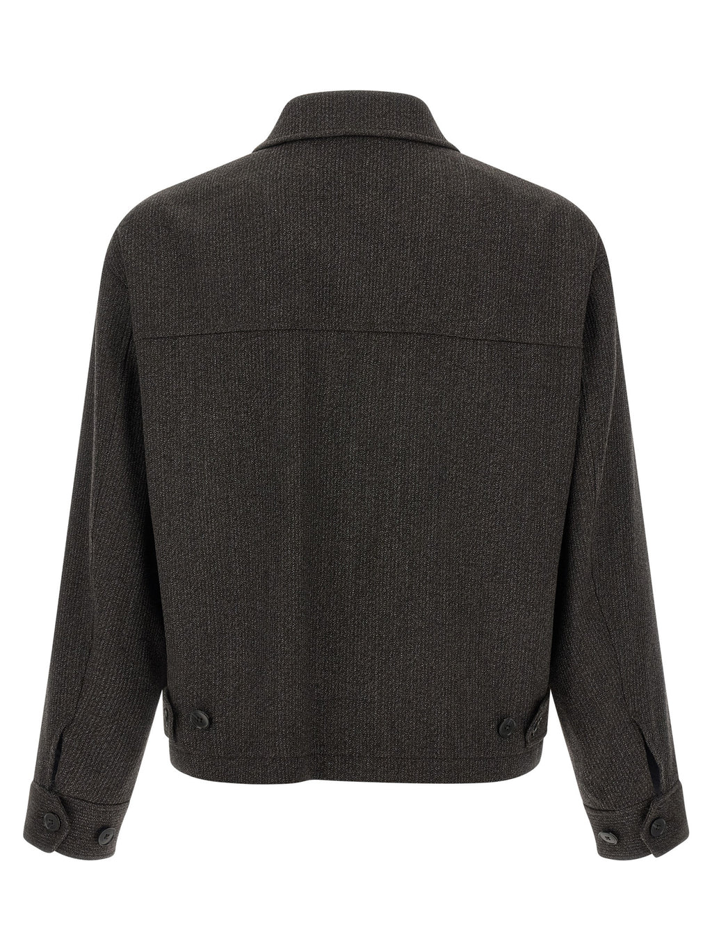 MFPEN Brown Wool Full-Length Jacket