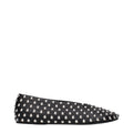 Jil Sander Black Leather Ballet Flats