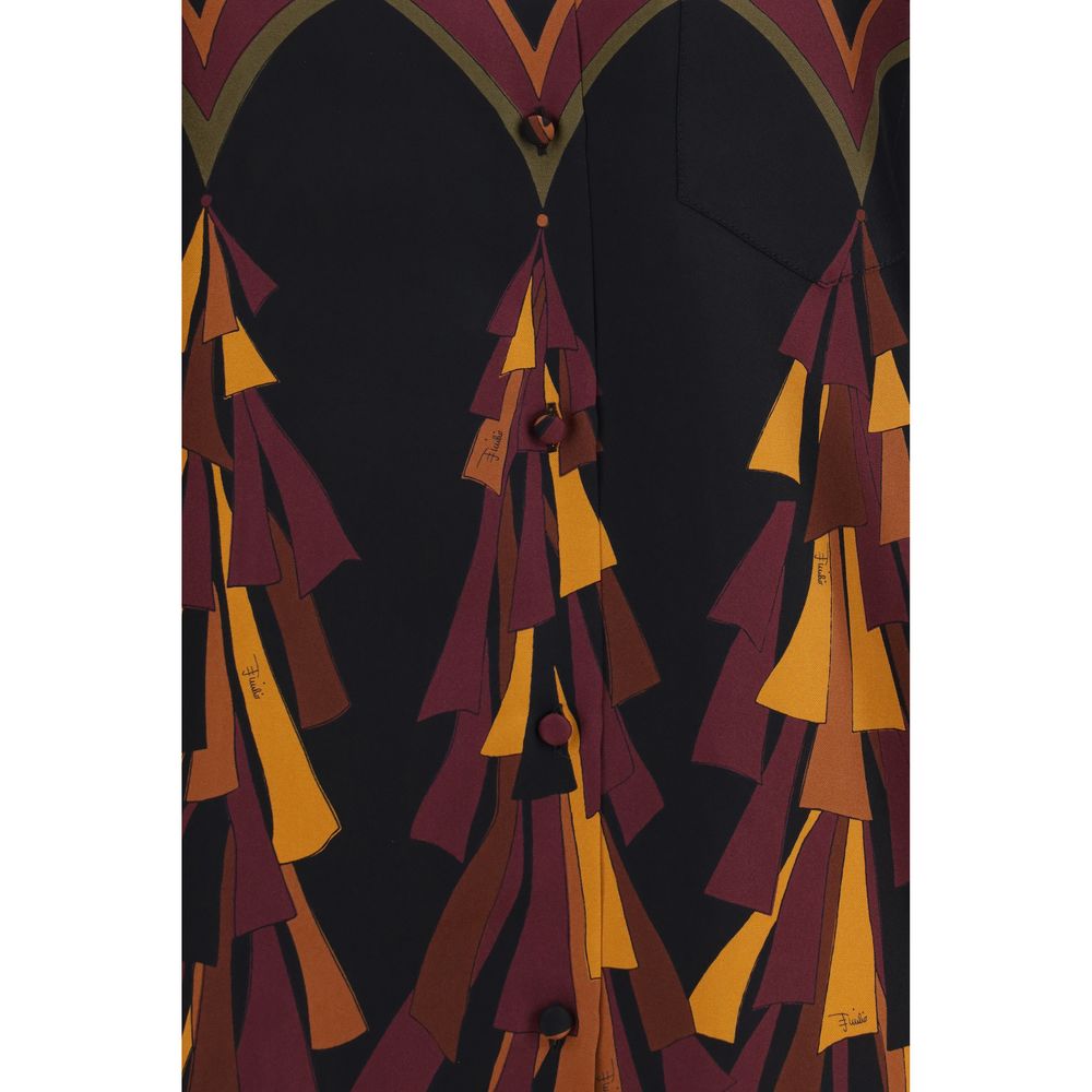 Emilio Pucci Multicolor Silk Shirt