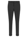 PT Torino Gray Virgin Wool Dress Pants