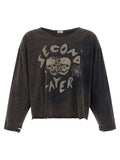 SECOND/LAYER Black Cotton T-Shirt