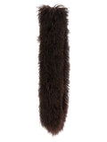 Yves Salomon Brown Lamb Fur Scarf