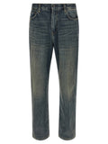 Carhartt Wip Gray Cotton Straight-Leg Jeans
