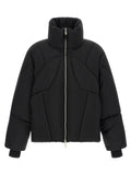 Thom Krom Black Nylon Full-Length Jacket