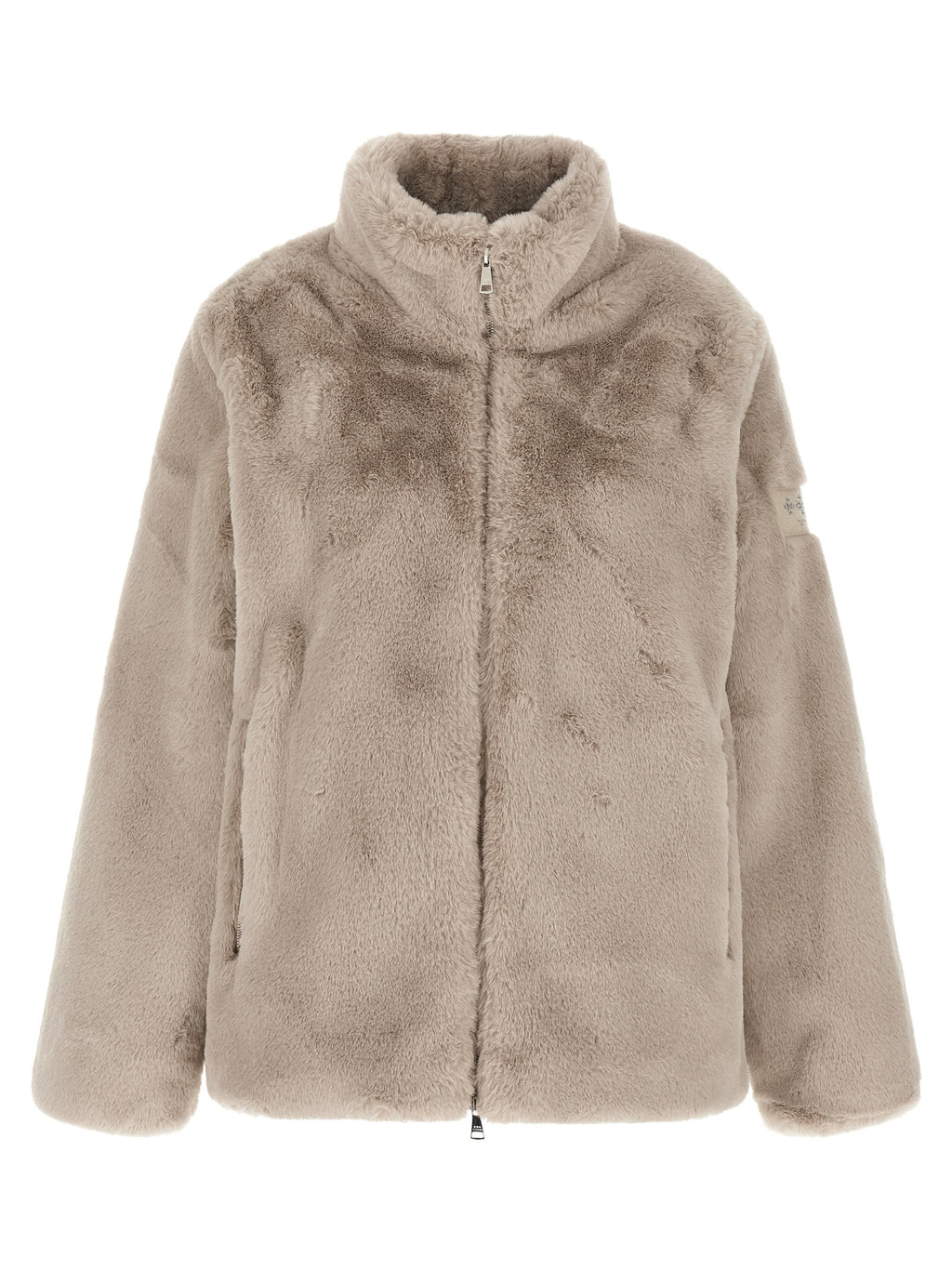 Tatras Beige Polyester Biker Jacket