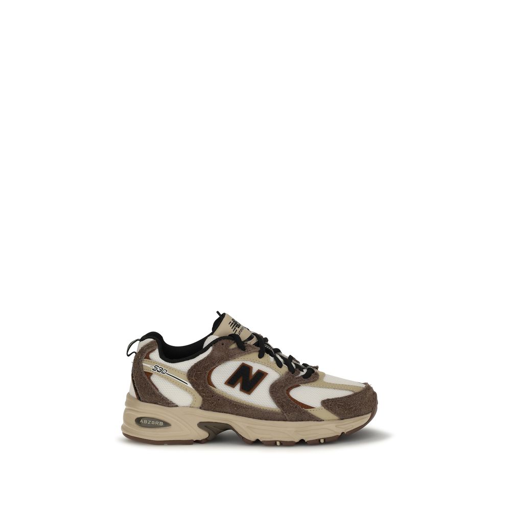 New Balance Brown Polyamide Athletic Sneakers