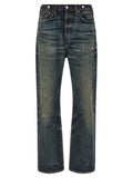 Junya Watanabe Blue Cotton Straight-Leg Jeans