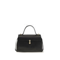 Savette Black Calf Leather Bos Taurus Handbag