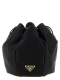 Prada Black Viscose Shoulder Bag