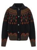 Alanui Multicolor Virgin Wool Cardigan