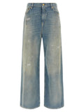 Golden Goose Blue Cotton Boyfriend Jeans
