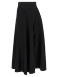 Junya Watanabe Black Wool Flared Pants