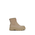 Hunter Beige Rubber Chelsea Boots