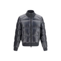 Moose Knuckles Gray Nylon Bomber