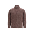 Brunello Cucinelli Bordeaux Wool Oves Aries Cardigan