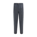 Brunello Cucinelli Gray Wool Oves Aries Dress Pants