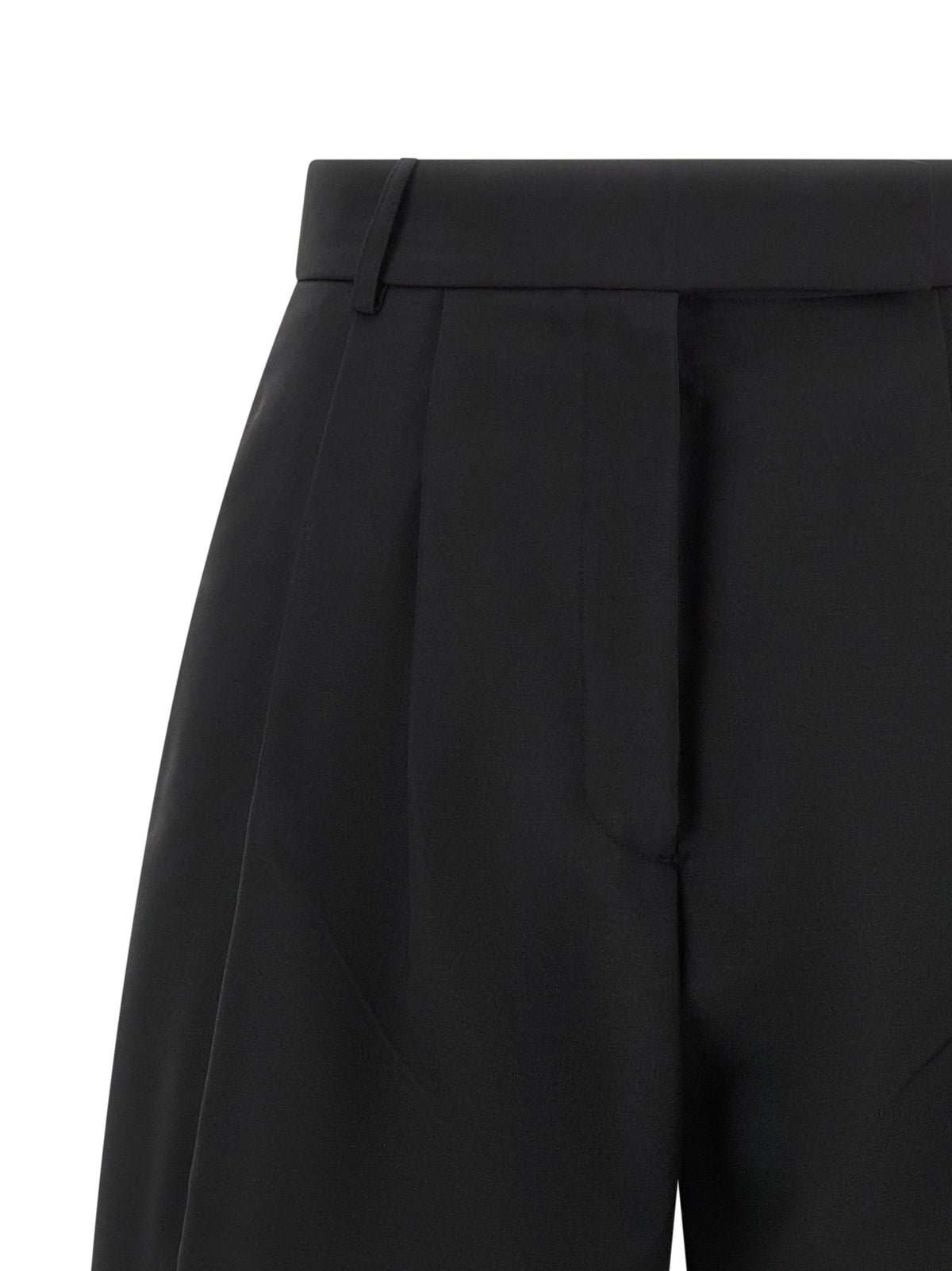 Rohe Black Wool Casual Pants