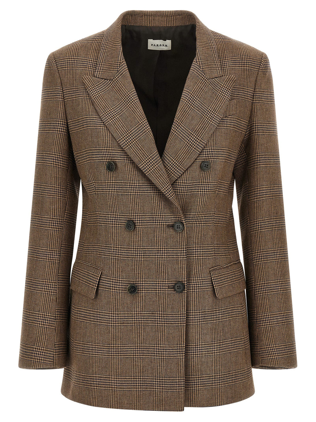 P.A.R.O.S.H. Brown Viscose Blazer
