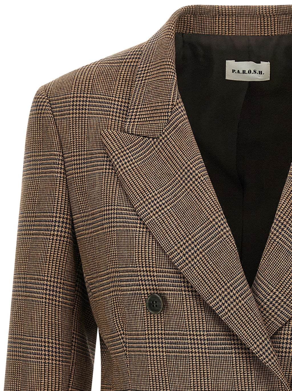 P.A.R.O.S.H. Brown Viscose Blazer