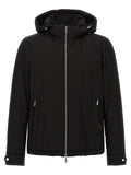 MooRER Black Wool Full-Length Jacket