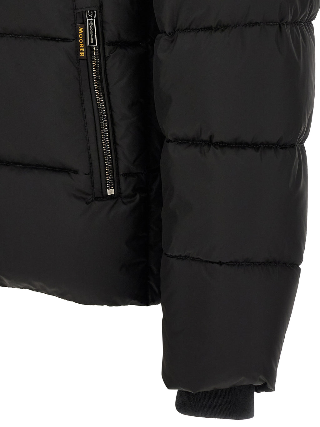 MooRER Black Wool Bomber