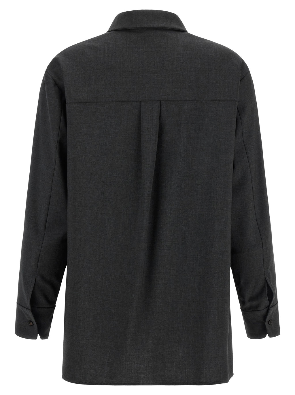'S Max Mara Gray Wool Blouse