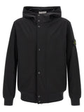 Stone Island Black Polyester Shell Jacket