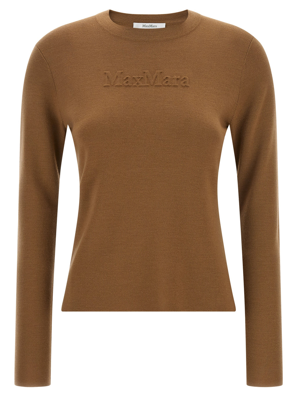 Max Mara Beige Virgin Wool Cardigan
