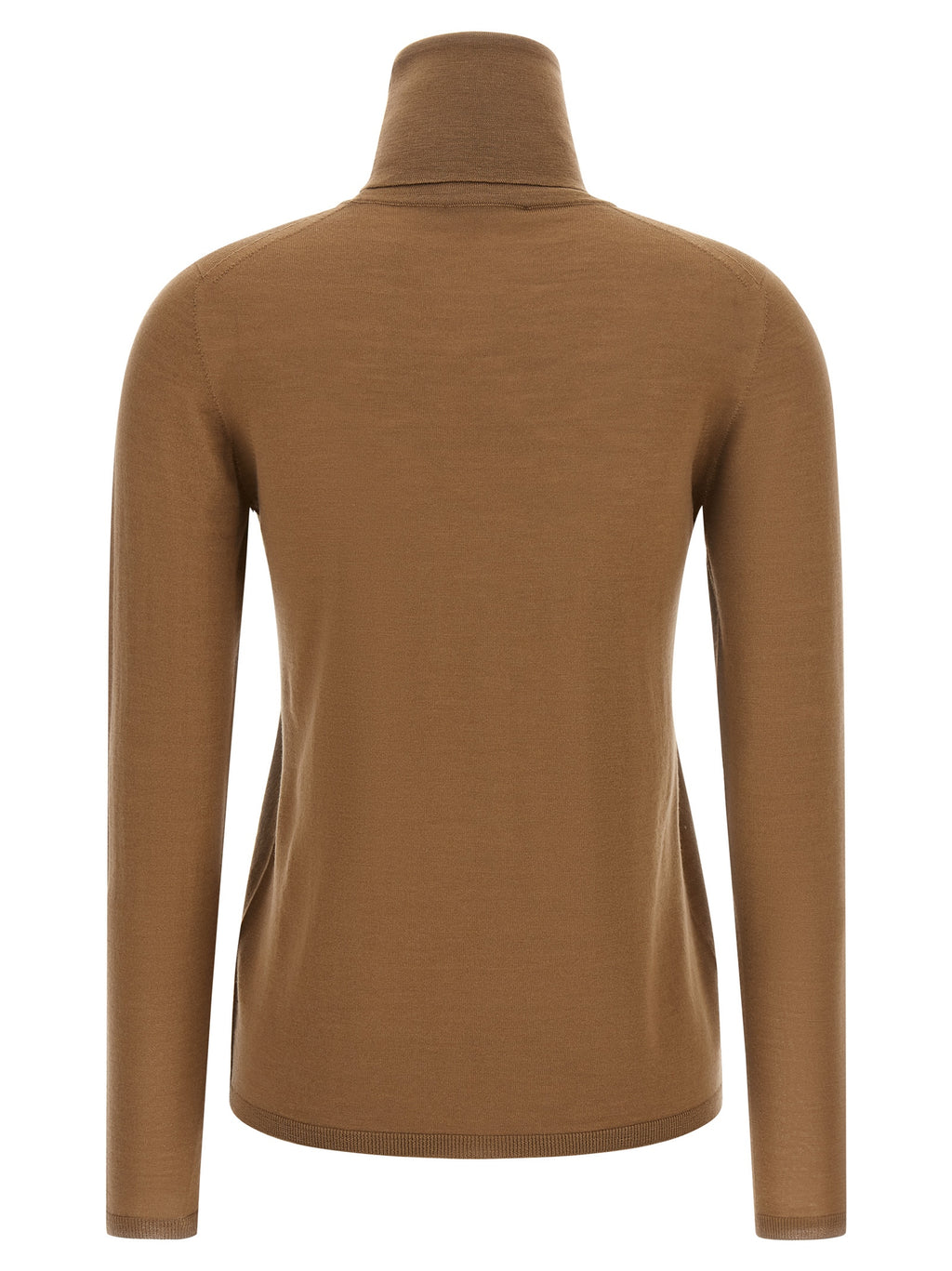 Max Mara Beige Virgin Wool Cardigan