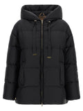 Max Mara Black Polyamide Full-Length Jacket
