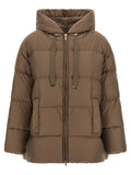 Max Mara Brown Polyamide Full-Length Jacket