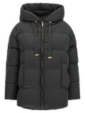 Max Mara Gray Polyamide Full-Length Jacket