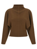Max Mara Brown Virgin Wool Cardigan