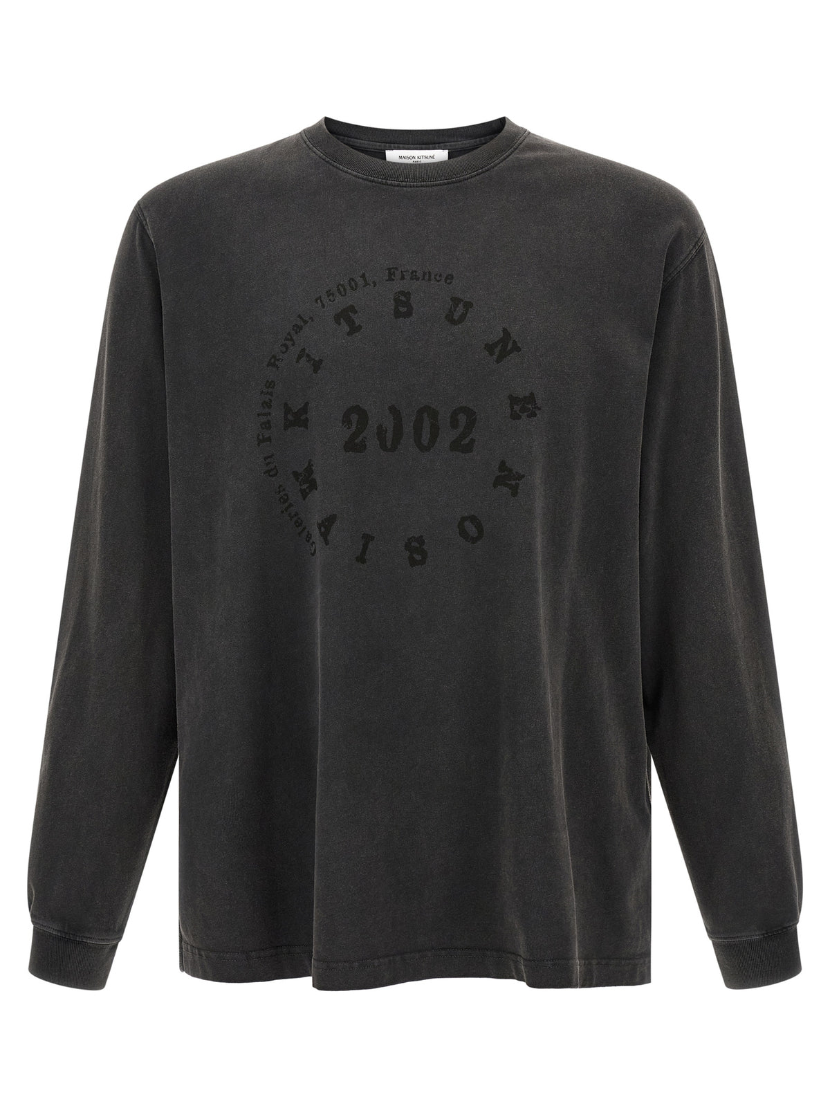 Maison Kitsuné Black Organic Cotton T-Shirt