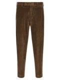 PT Torino Brown Cotton Casual Pants