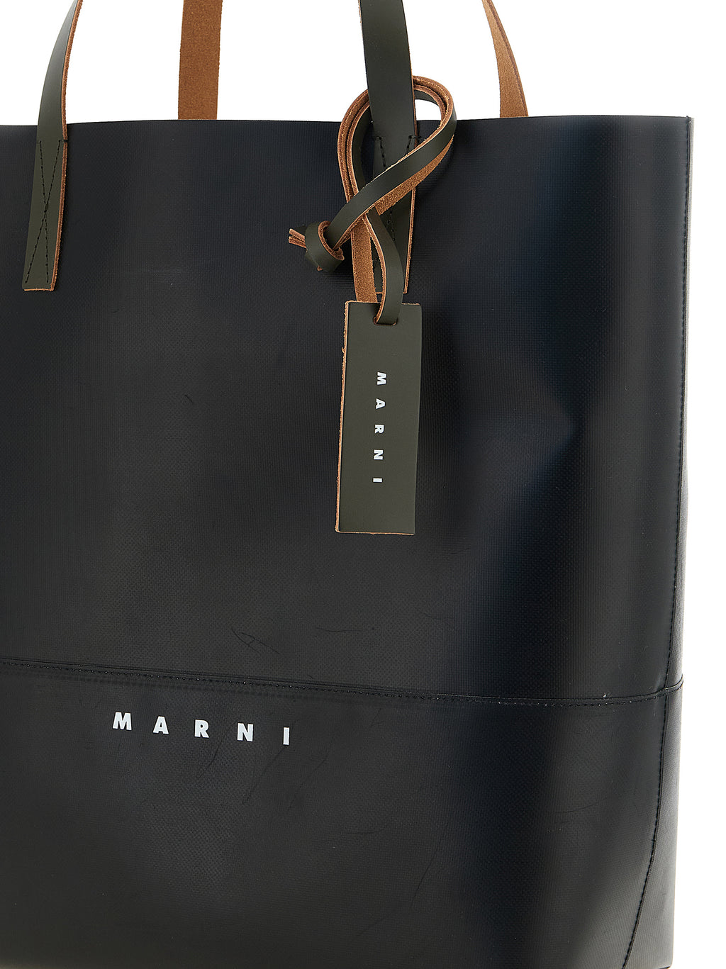Marni Black Polyester Tote Bag