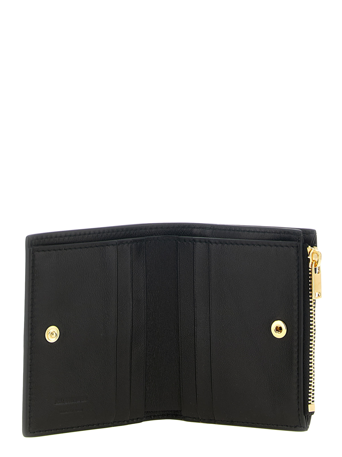 Jil Sander Black Lamb Leather Cardholder