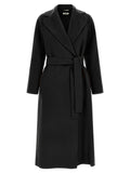 'S Max Mara Black Wool Coat