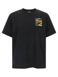 Casablanca Black Organic Cotton T-Shirt