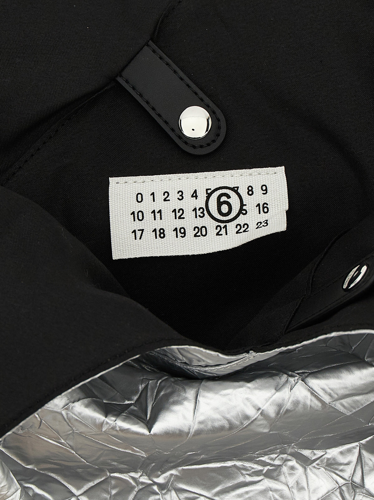 MM6 Maison Margiela Silver Polyethylene Tote Bag