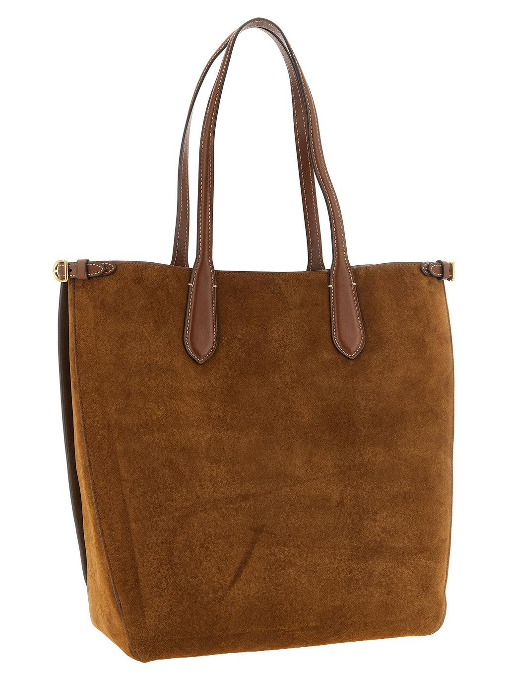 Polo Ralph Lauren Brown Cowhide Shoulder Bag