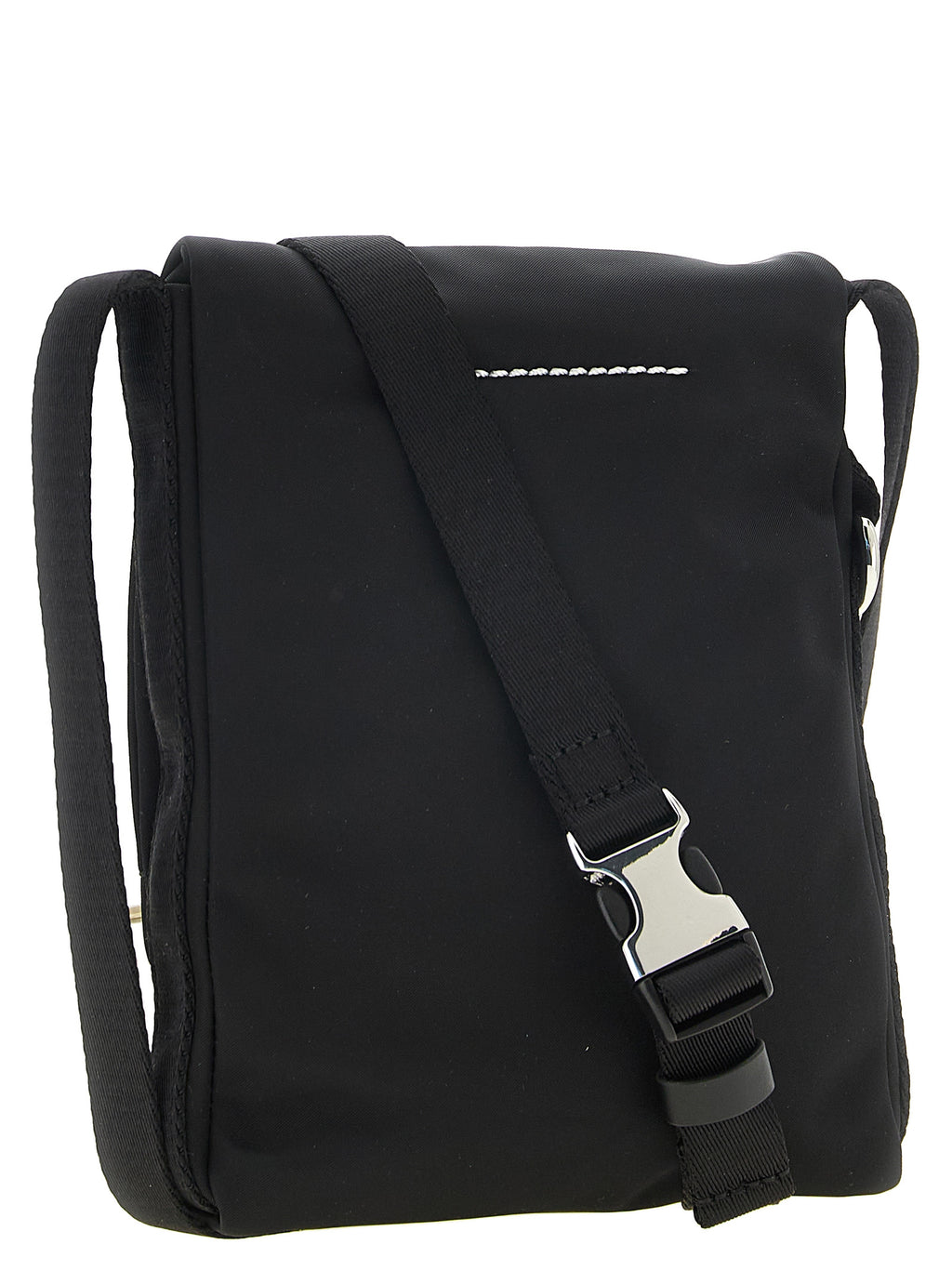 MM6 Maison Margiela Black Polyamide Crossbody Bag