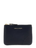 Comme Des Garçons Blue Calfskin Cardholder