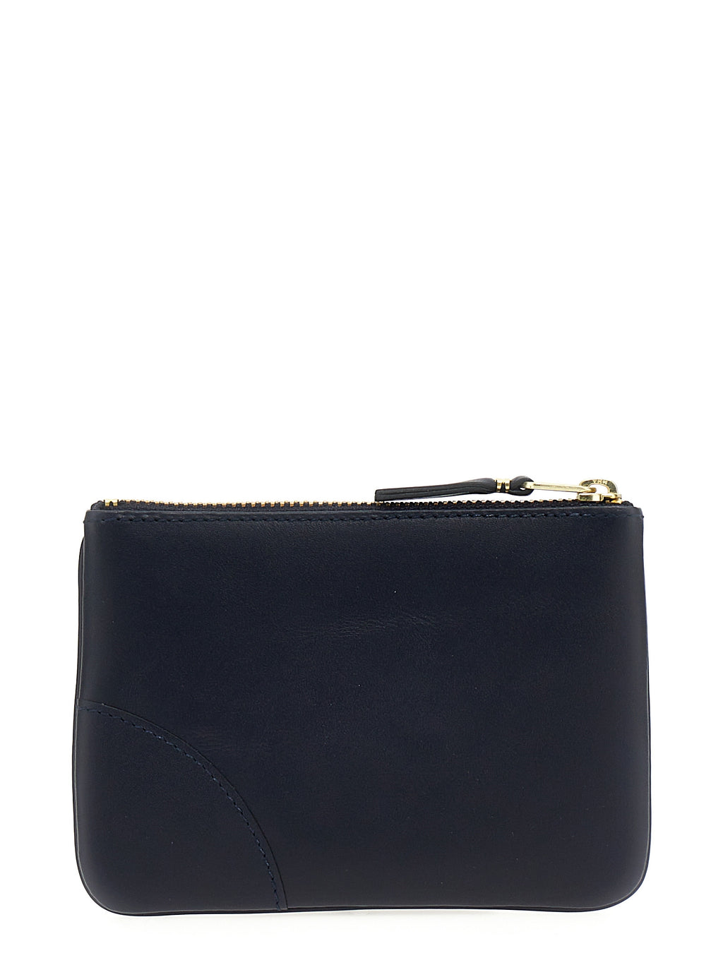 Comme Des Garçons Blue Calfskin Cardholder