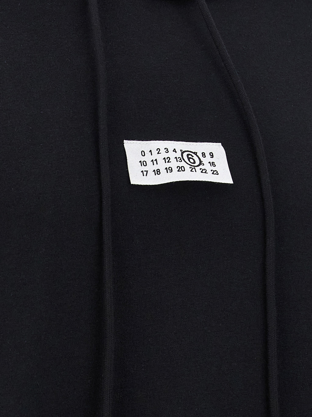 MM6 Maison Margiela Black Cotton Sweatshirt