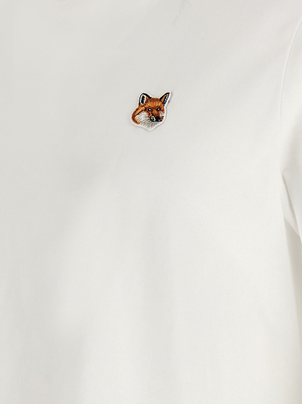 Maison Kitsuné White Cotton T-Shirt