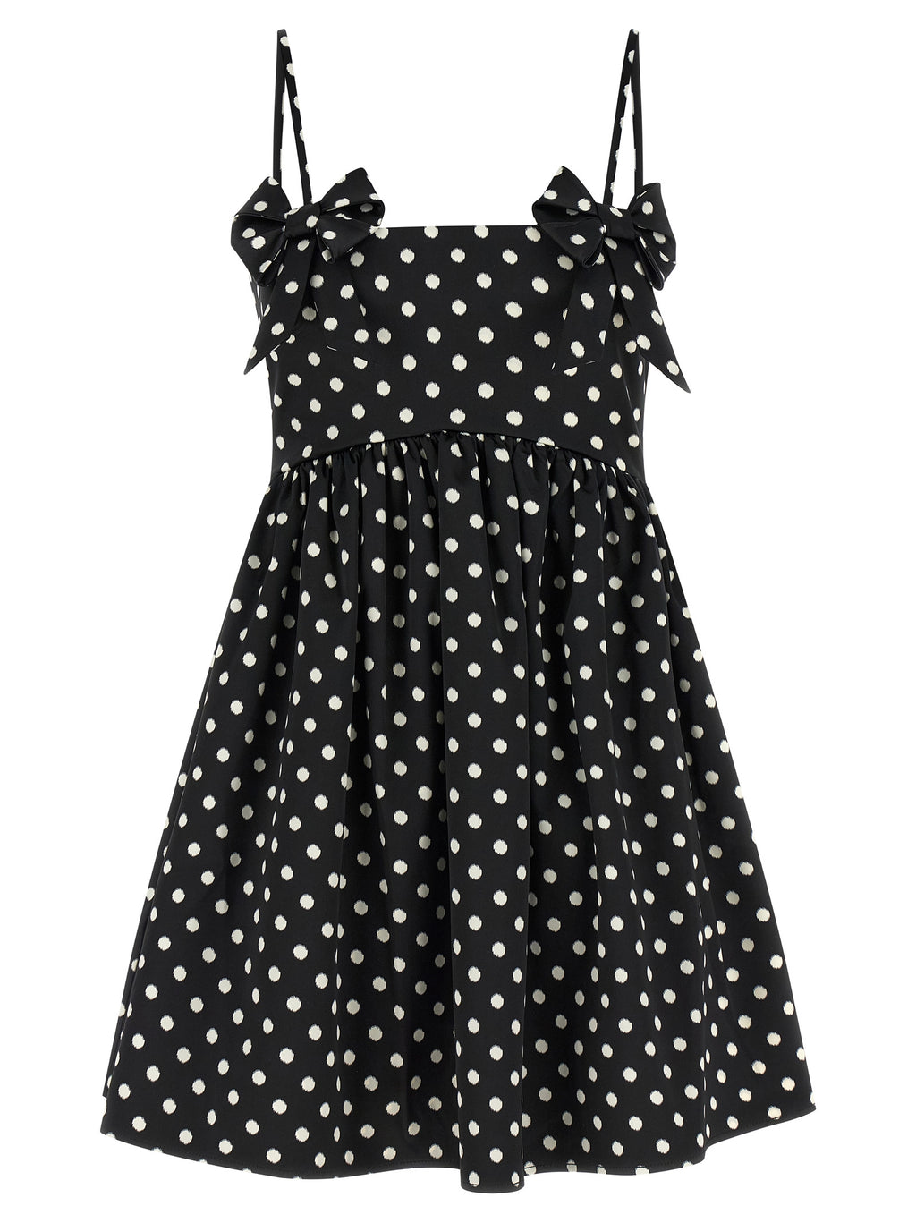Ganni Black Polyester Short Dress