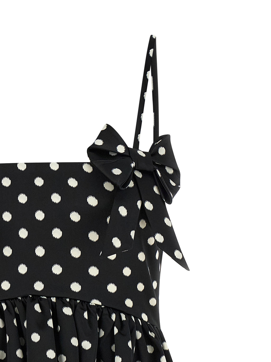 Ganni Black Polyester Short Dress