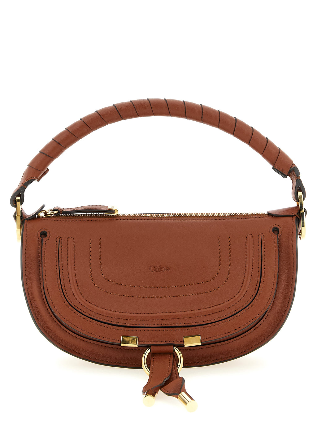 Chloé Brown Calfskin Shoulder Bag